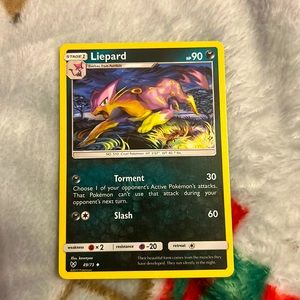 2017 Pokemon Stage 1 Liepard 49/73